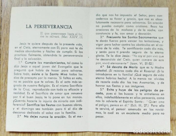 Antig&uuml;edades: RECUERDO DE LA SANTA MISION - ESTAMPITA - Foto 2
