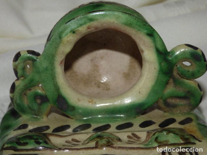 Antig&uuml;edades: Benditera ceramica,de Teruel. - Foto 6