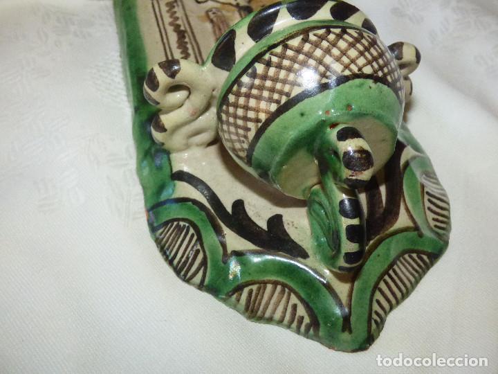 Antig&uuml;edades: Benditera ceramica,de Teruel. - Foto 10