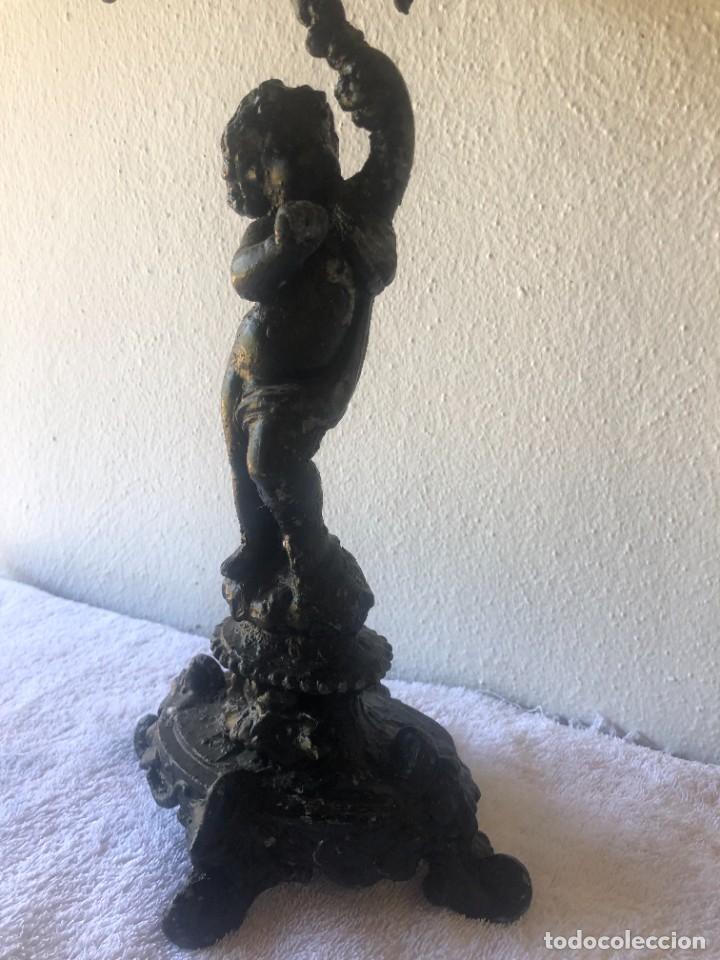 Antig&uuml;edades: CANDELABRO CINCO BRAZOS ANGELOTE - Foto 2