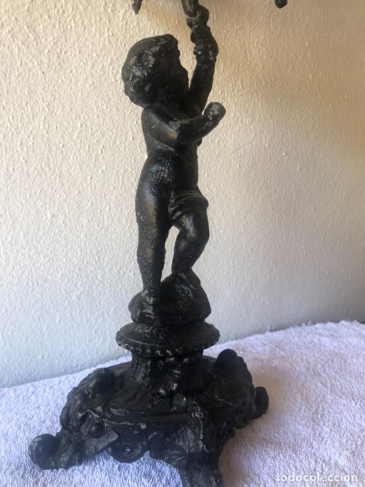 Antig&uuml;edades: CANDELABRO CINCO BRAZOS ANGELOTE - Foto 5