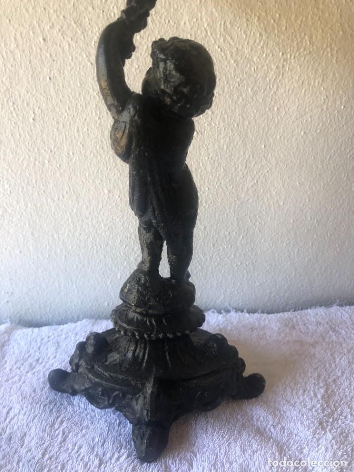 Antig&uuml;edades: CANDELABRO CINCO BRAZOS ANGELOTE - Foto 7