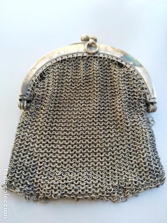 Antig&uuml;edades: Antiguo bolso de malla - Foto 2