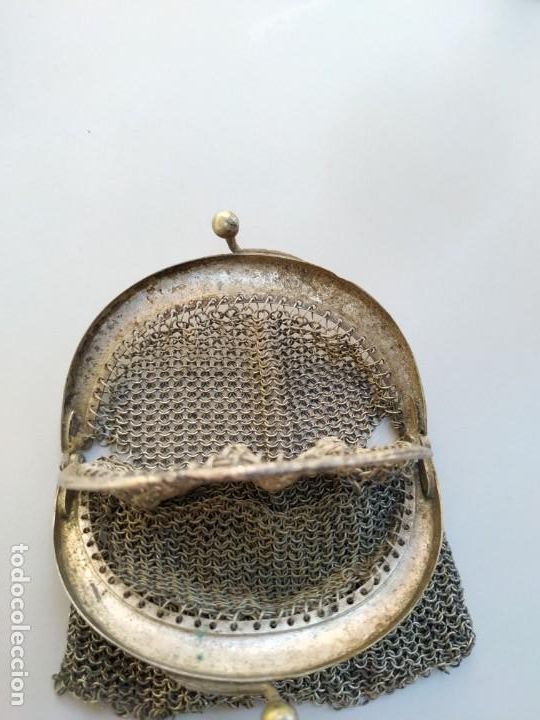 Antig&uuml;edades: Antiguo bolso de malla - Foto 3