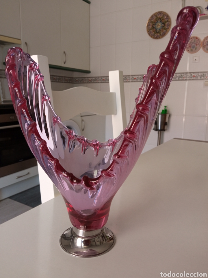 Antig&uuml;edades: Centro de mesa en cristal de Murano - Foto 2