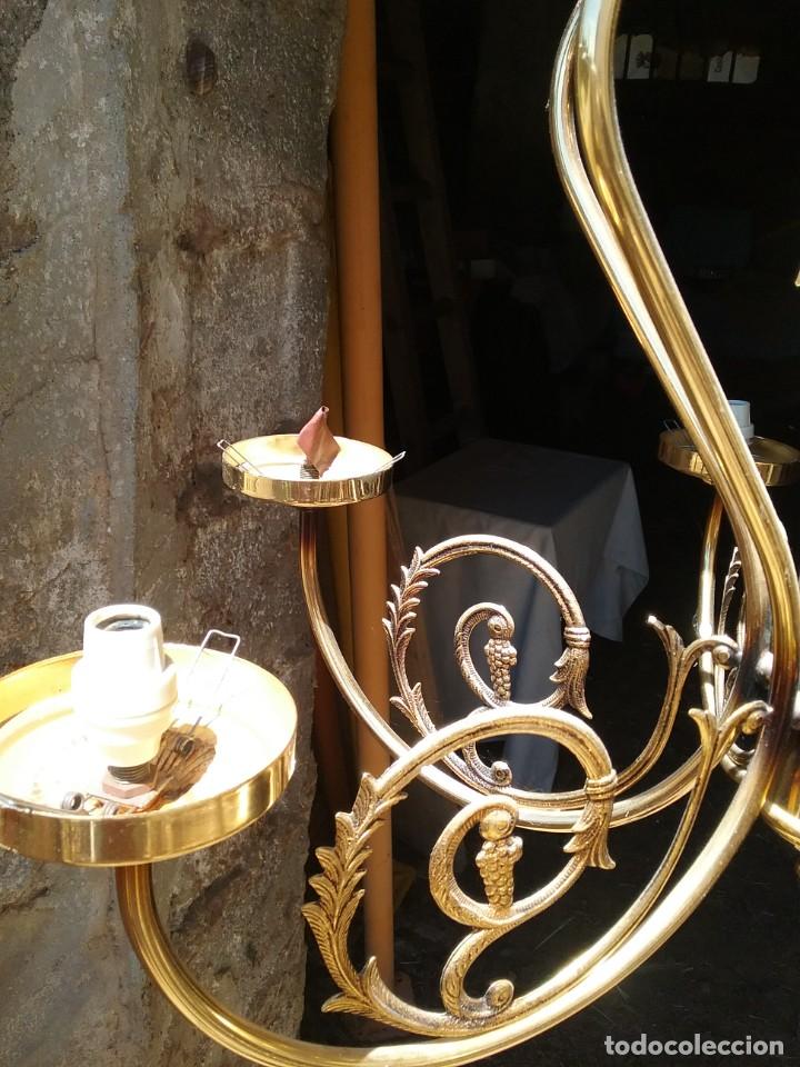 Antig&uuml;edades: Antigua lampara de ara&ntilde;a - Foto 2