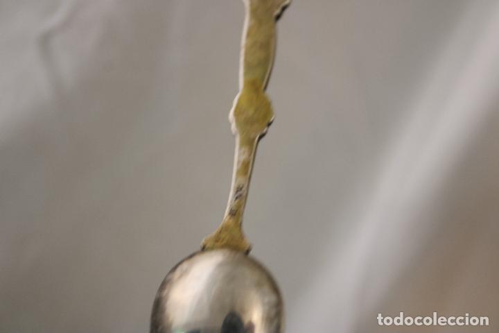 Antig&uuml;edades: cucharilla en plata de ley 800 - Foto 4