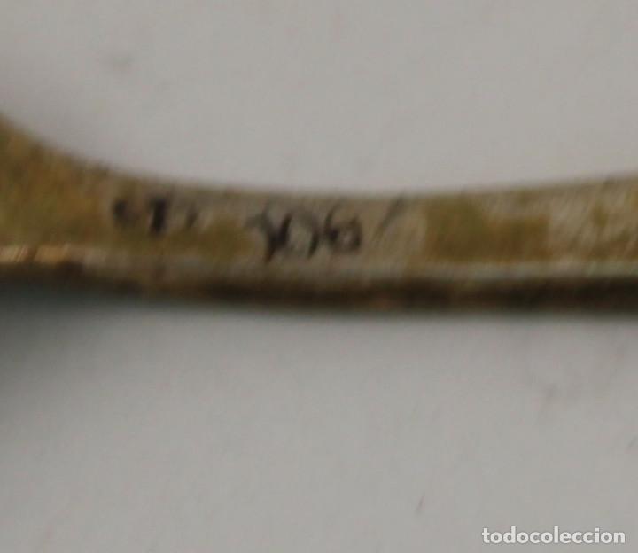 Antig&uuml;edades: cucharilla en plata de ley 800 - Foto 6