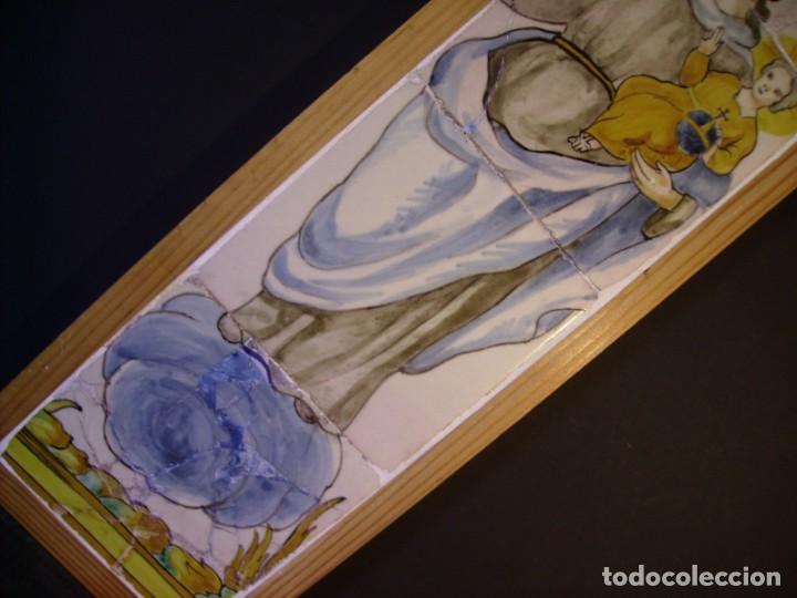 Antig&uuml;edades: PLAF&Oacute;N AZULEJOS CON VIRGEN - Foto 6