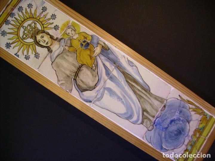 Antig&uuml;edades: PLAF&Oacute;N AZULEJOS CON VIRGEN - Foto 7