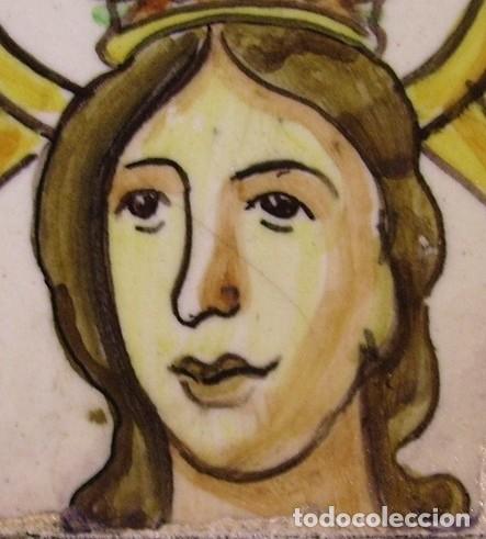 Antig&uuml;edades: PLAF&Oacute;N AZULEJOS CON VIRGEN - Foto 10