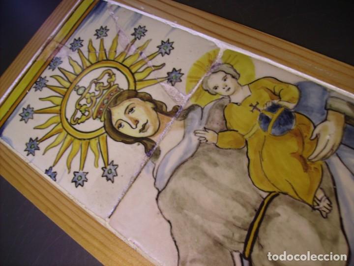 Antig&uuml;edades: PLAF&Oacute;N AZULEJOS CON VIRGEN - Foto 15
