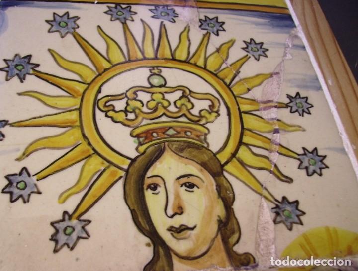Antig&uuml;edades: PLAF&Oacute;N AZULEJOS CON VIRGEN - Foto 16