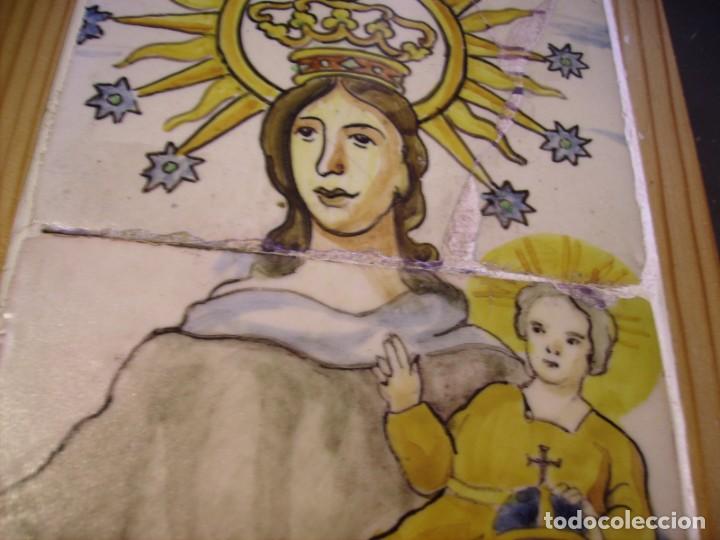 Antig&uuml;edades: PLAF&Oacute;N AZULEJOS CON VIRGEN - Foto 18