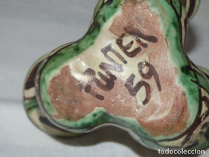 Antig&uuml;edades: Macetero cactus,ceramica de Teruel. - Foto 5