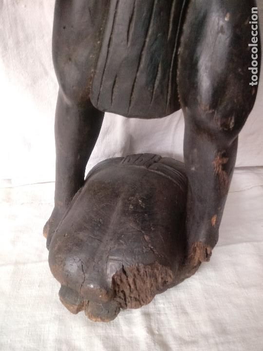 Antig&uuml;edades: Talla de madera - Foto 4