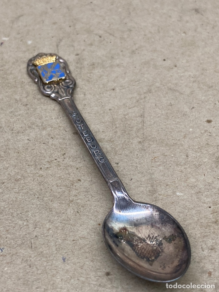Antig&uuml;edades: Cuchara met&aacute;lica Goteborg - Foto 1