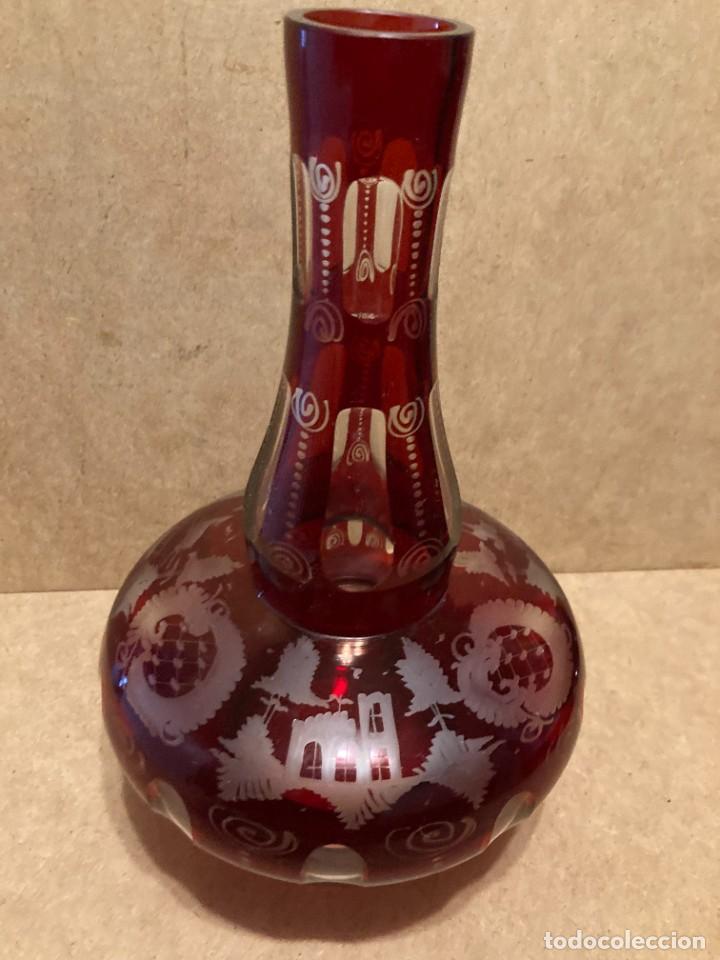 Antig&uuml;edades: Botella de cristal de Bohemia - Foto 11