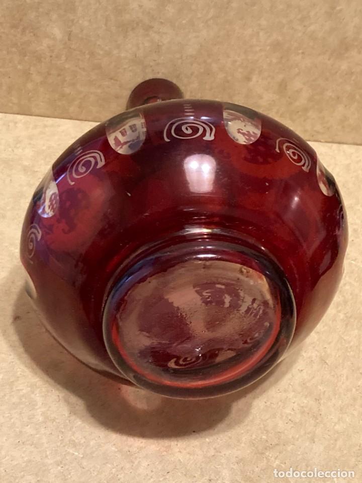 Antig&uuml;edades: Botella de cristal de Bohemia - Foto 12