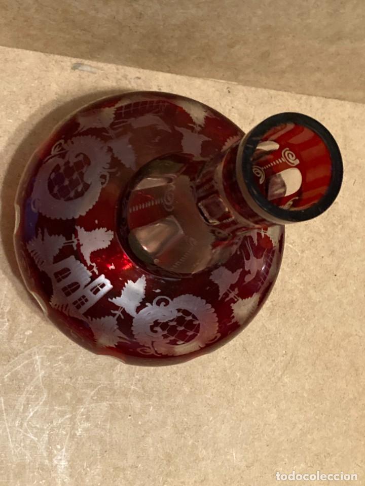 Antig&uuml;edades: Botella de cristal de Bohemia - Foto 13