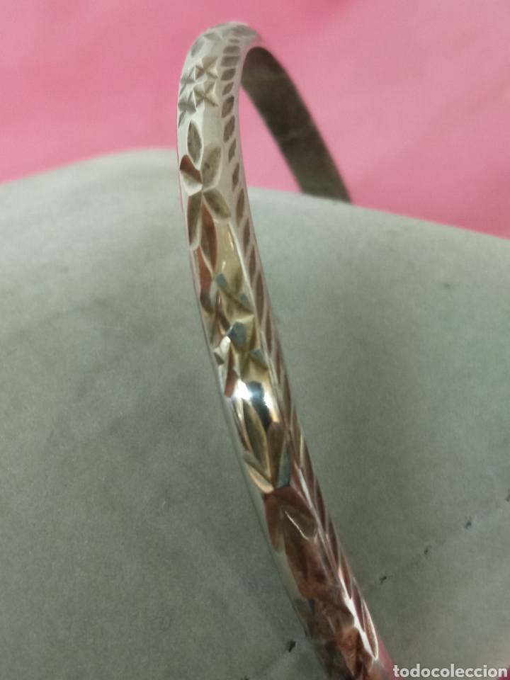 Antig&uuml;edades: Pulsera plata aro - Foto 2