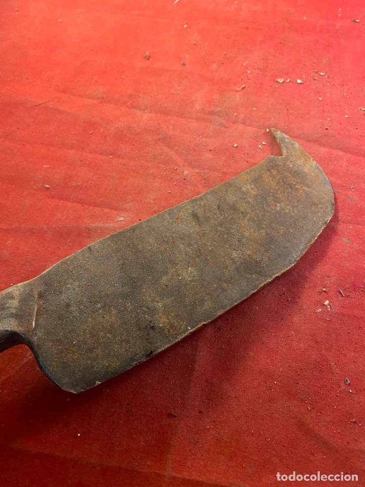 Antig&uuml;edades: Cuchillo cocina forja s.XIX - Foto 4