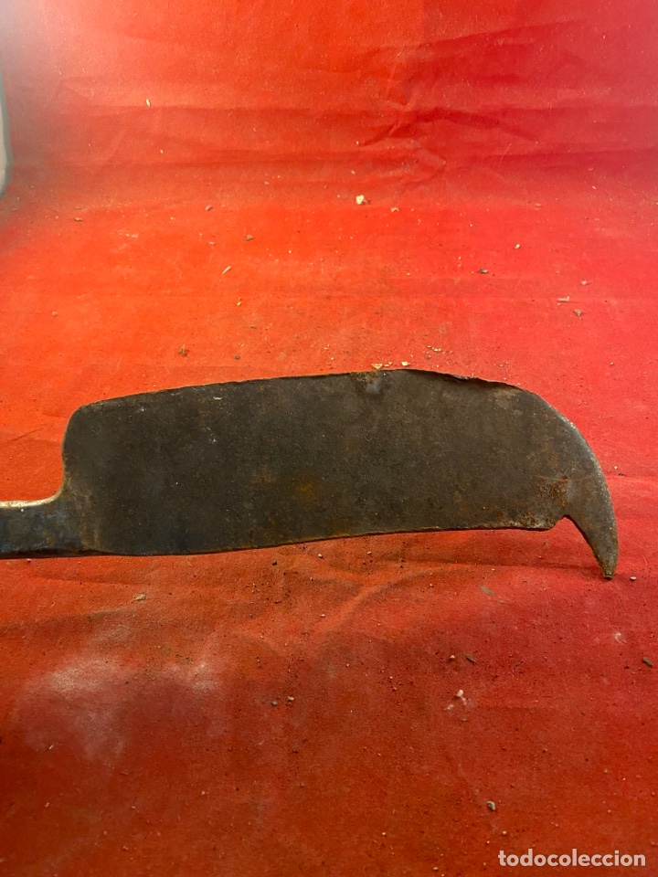 Antig&uuml;edades: Cuchillo cocina forja s.XIX - Foto 5