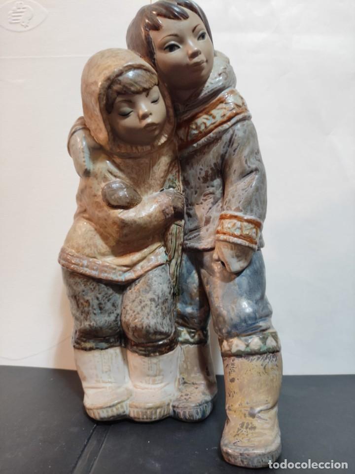 Antig&uuml;edades: Ni&ntilde;os del Artico. Lladro - Foto 1