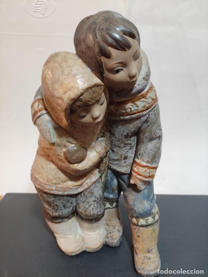 Antig&uuml;edades: Ni&ntilde;os del Artico. Lladro - Foto 2
