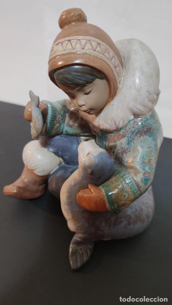 Antig&uuml;edades: Ni&ntilde;o esquimal. Lladro - Foto 2