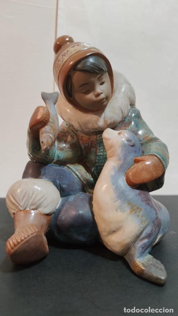 Antig&uuml;edades: Ni&ntilde;o esquimal. Lladro - Foto 3