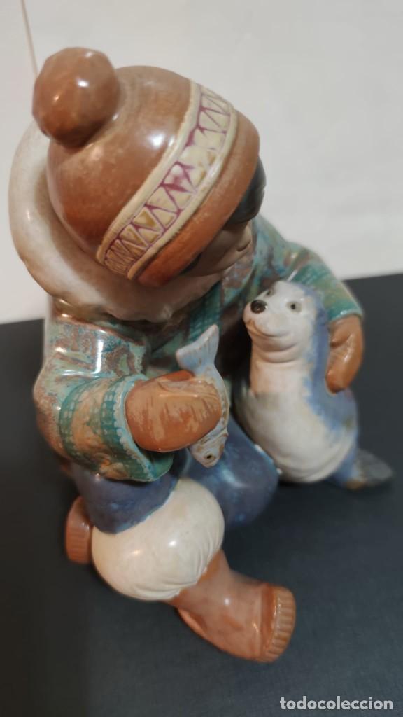 Antig&uuml;edades: Ni&ntilde;o esquimal. Lladro - Foto 4