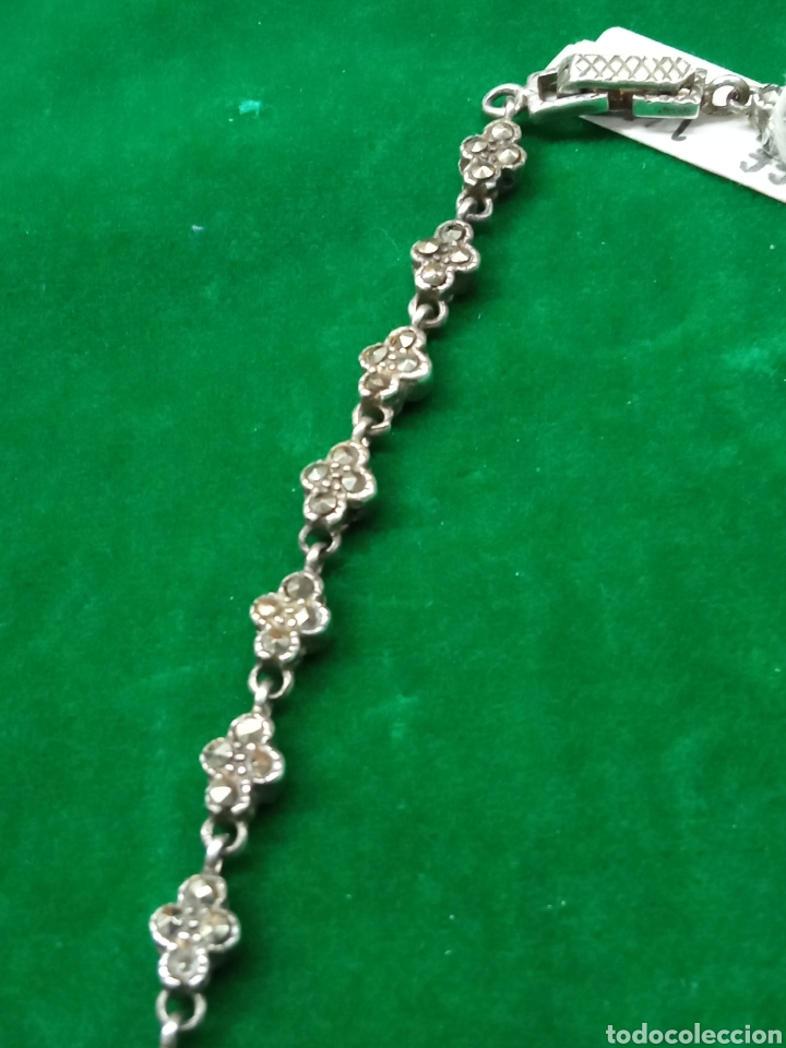 Antig&uuml;edades: Gargantilla plata y piedras + - Foto 3