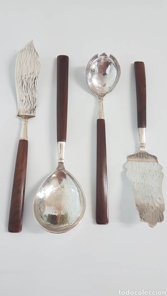 Antig&uuml;edades: Cucharones plata y madera - Foto 3