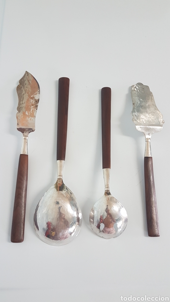 Antig&uuml;edades: Cucharones plata y madera - Foto 4