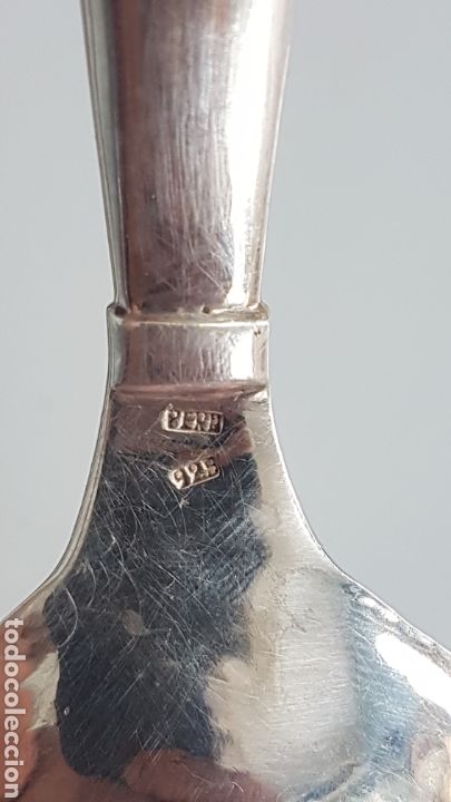 Antig&uuml;edades: Cucharones plata y madera - Foto 6