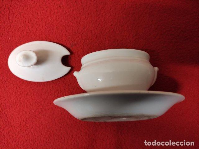 Antig&uuml;edades: ANTIGUA MINI SOPERA DE PORCELANA - Foto 5