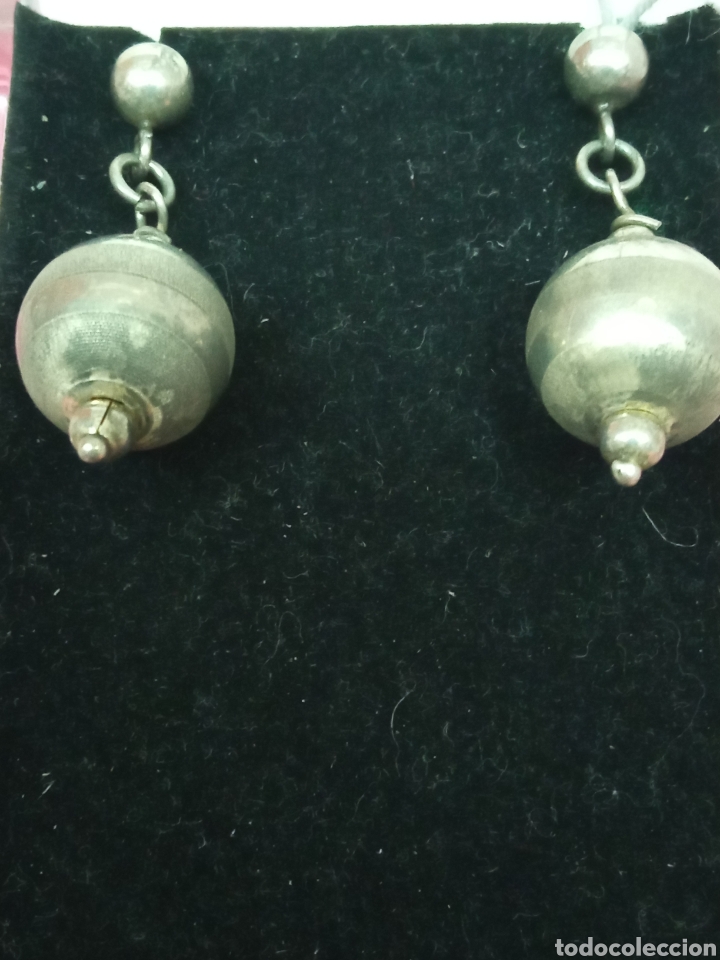 Antig&uuml;edades: pendientes plata de ley + - Foto 1