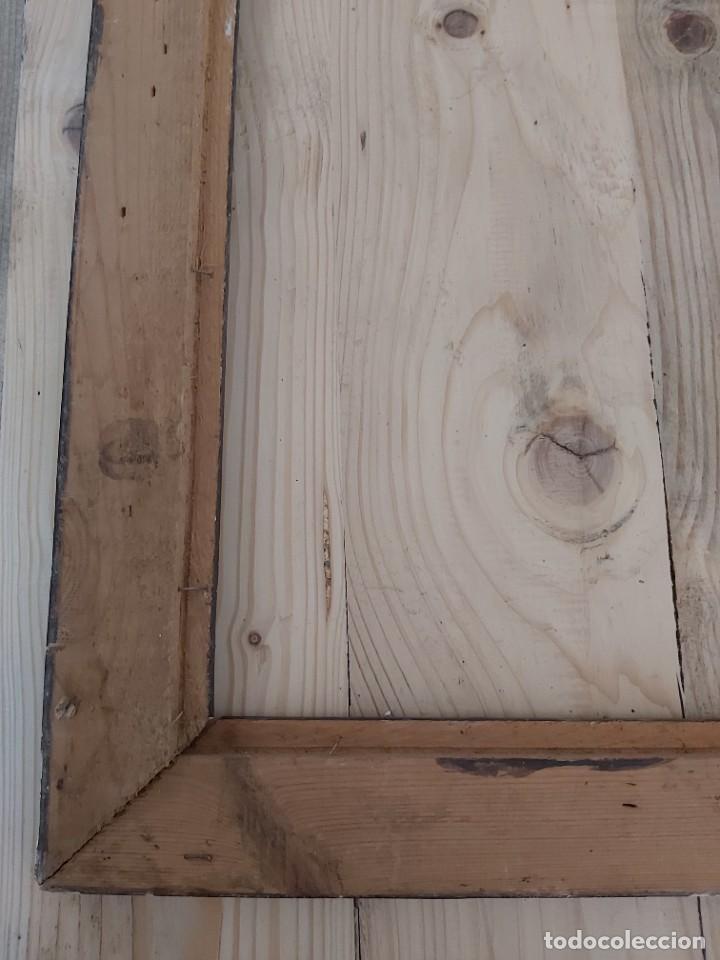 Antig&uuml;edades: Marco antiguo de madera, muy sencillo. - Foto 4