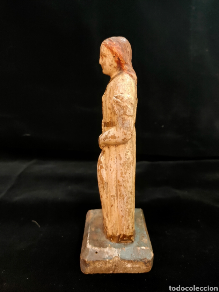 Antig&uuml;edades: Talla de madera, religiosa - Foto 4