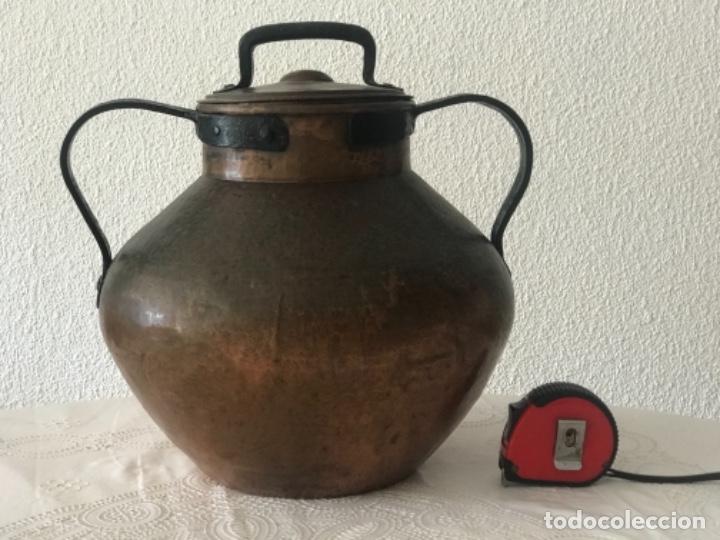 32 cm Olla de Cobre con Mangos