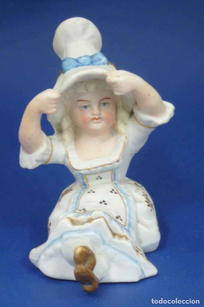 Antig&uuml;edades: Figura de porcelana de biscuit - Foto 7