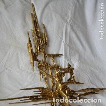 Antig&uuml;edades: Crucifijo de bronce #27# - Foto 6