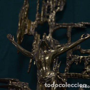 Antig&uuml;edades: Crucifijo de bronce #27# - Foto 8