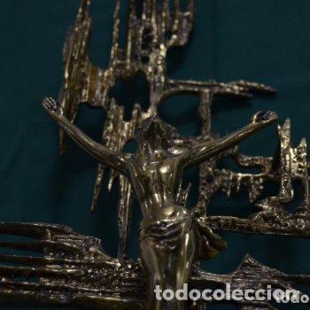 Antig&uuml;edades: Crucifijo de bronce #27# - Foto 11