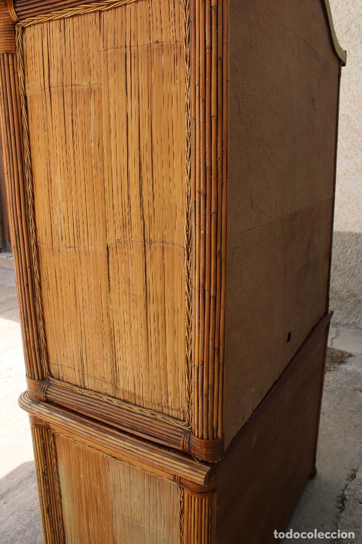 Antig&uuml;edades: mueble armario de bamb&uacute; - Foto 7