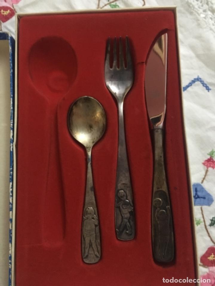 Antig&uuml;edades: Cubiertos de plata Dalila - Foto 2