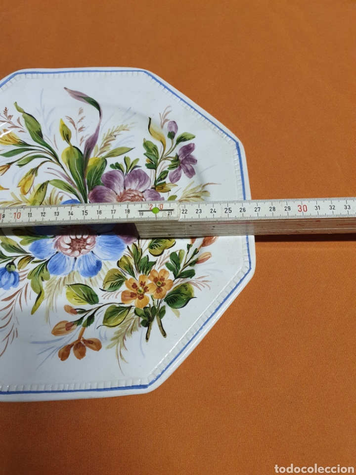 Antig&uuml;edades: Plato Porcelana - Foto 2