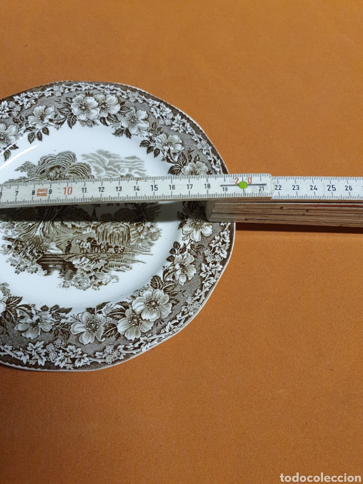 Antig&uuml;edades: 2 platos Porcelana - Foto 2