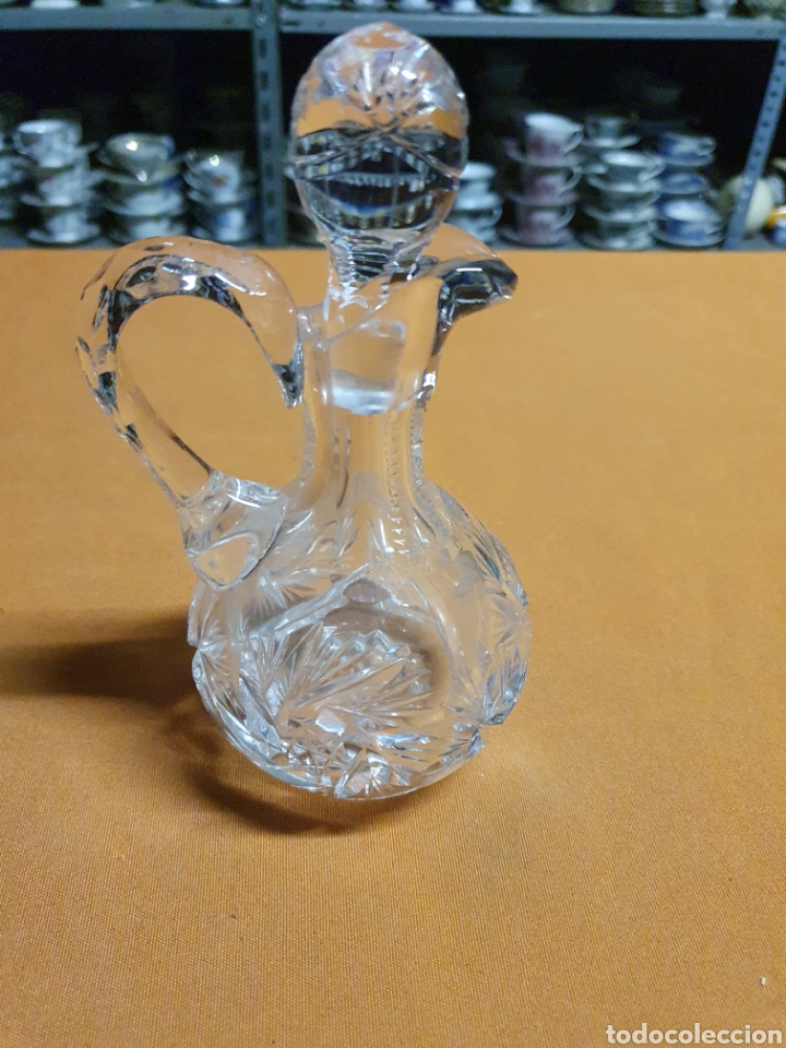 Antiquit&eacute;s: Botella cristal tallado